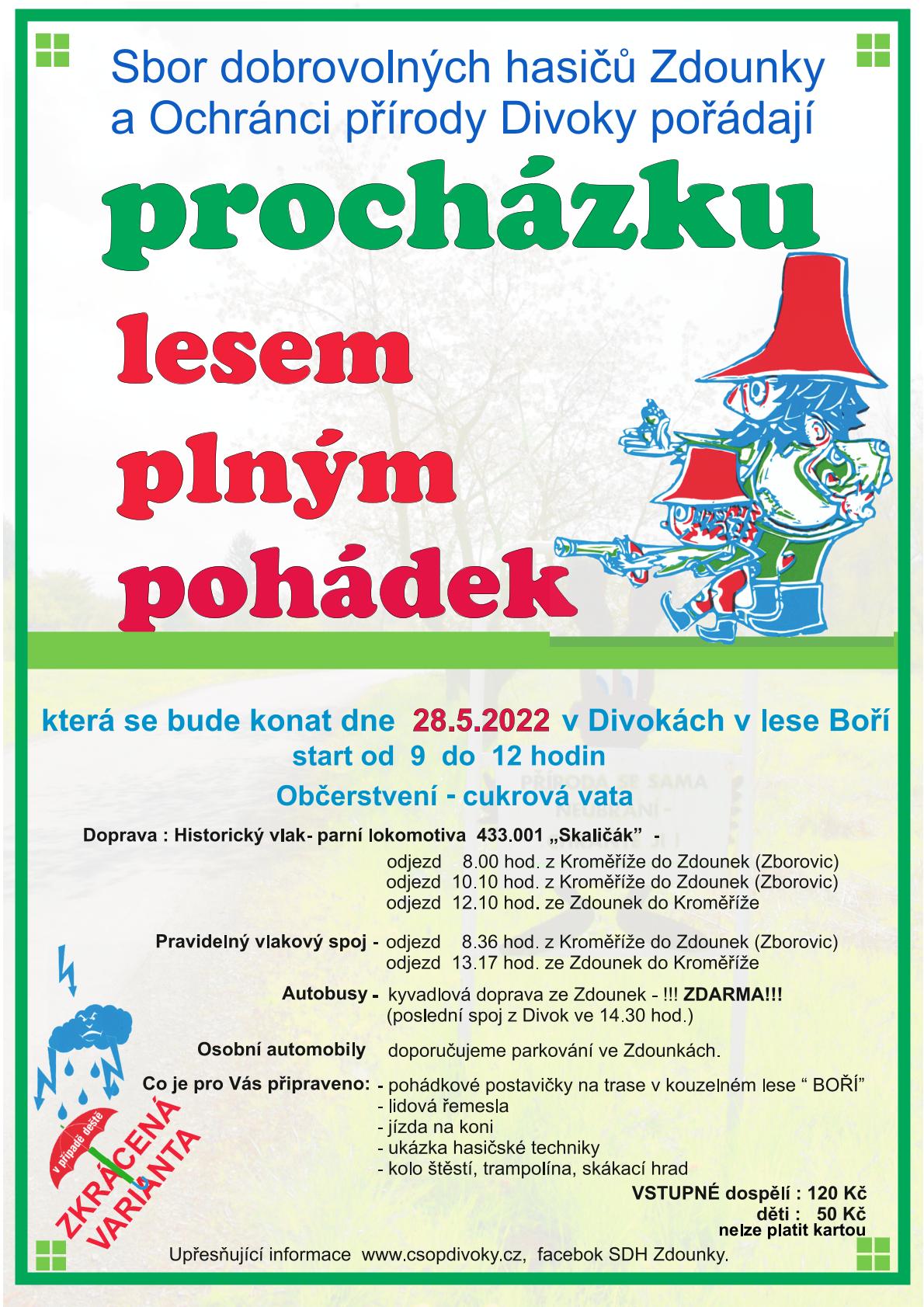 pohádkový les divoky 2022