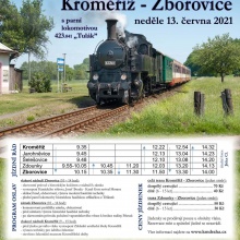 140 let trati KM-Zborovice a Den otevřených dveří na zámku
