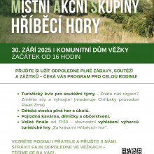 Den MAS a vyhlášení výherců turistické hry – 30. 9. Věžky