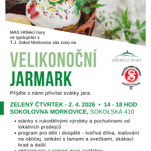 Přijďte přivítat jaro na Velikonoční jarmark do Morkovic!